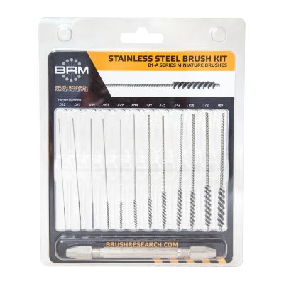 81-A KIT Miniature Stainless Steel Deburring Brush Kit-Inch Sizes